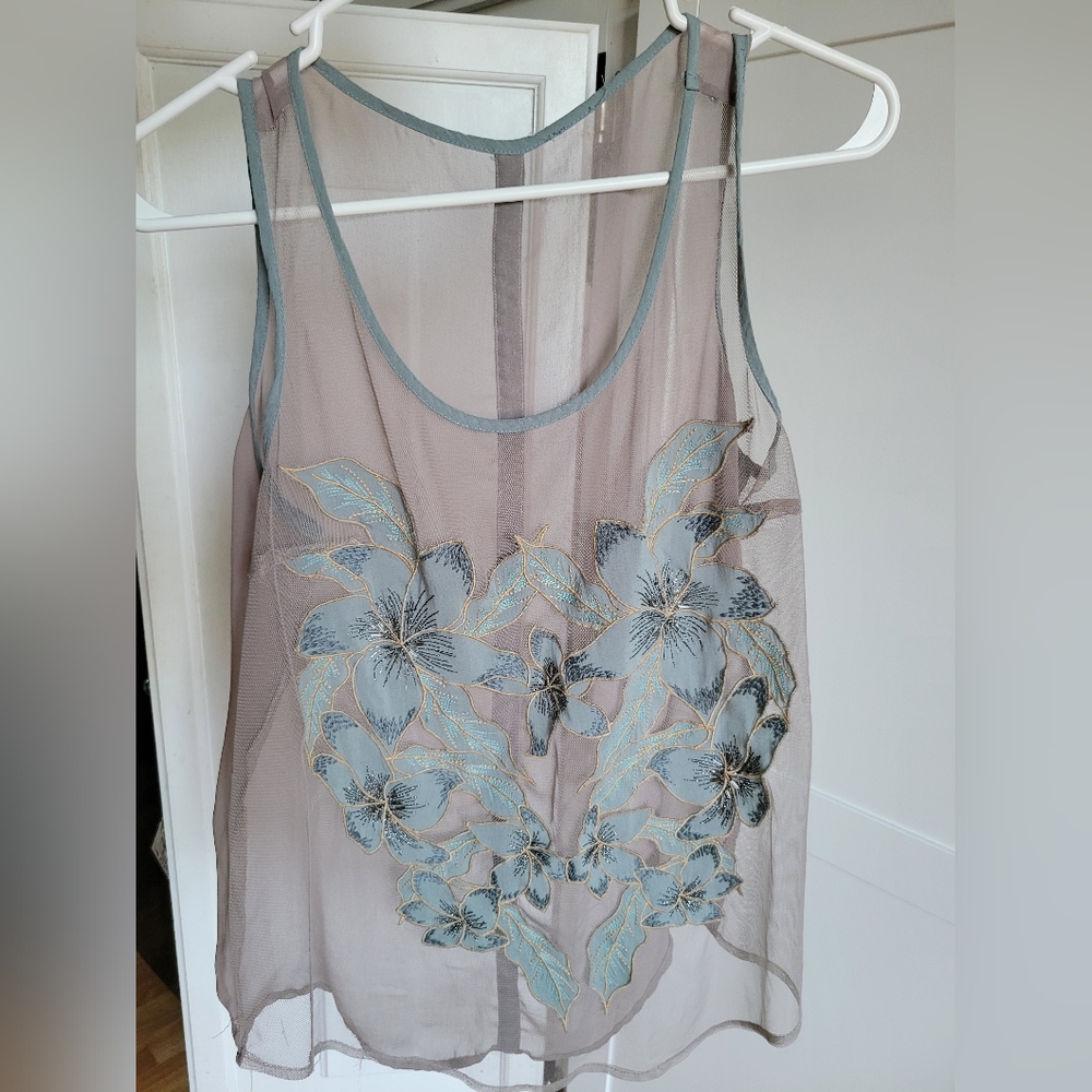 5/20-Womens sheer tank top